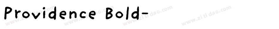 Providence Bold字体转换